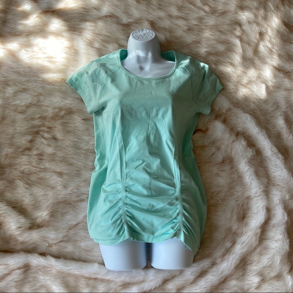 Athleta Mint Green Short Sleeve Shirt